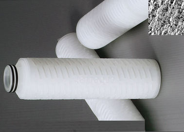 غشاء ماء PTFE غشاء مطوي خرطوشة تصفية المياه لترشيح المياه النقية جدا